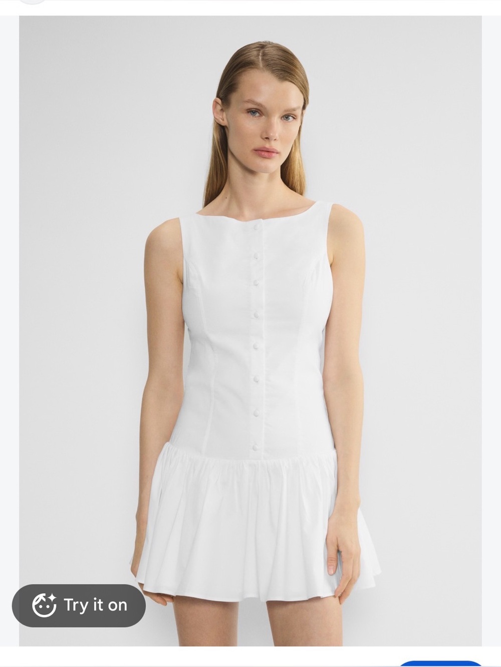 Aritzia Sundays Best Revolve Foxglove mini dress size 2 white game day college